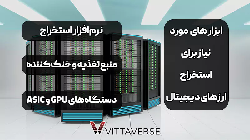 ابزار مورد نیاز برای استخراج ارزهای دیجیتال