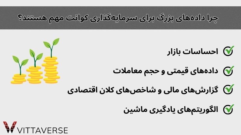 اهمیت داده‌های بزرگ برای سرمایه‌گذاری کوانت 